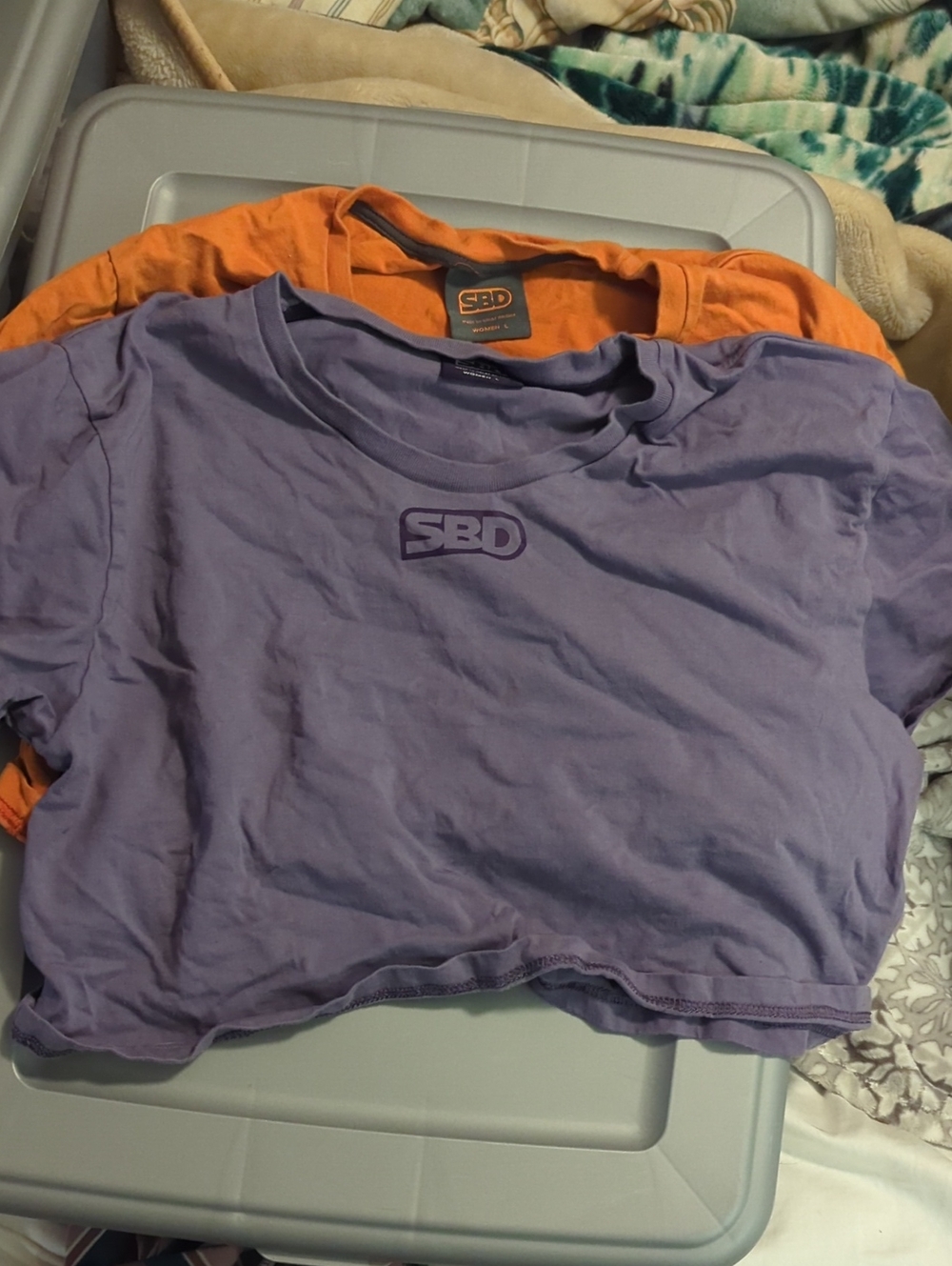 SBD Womens' Lavender And Orange Crop